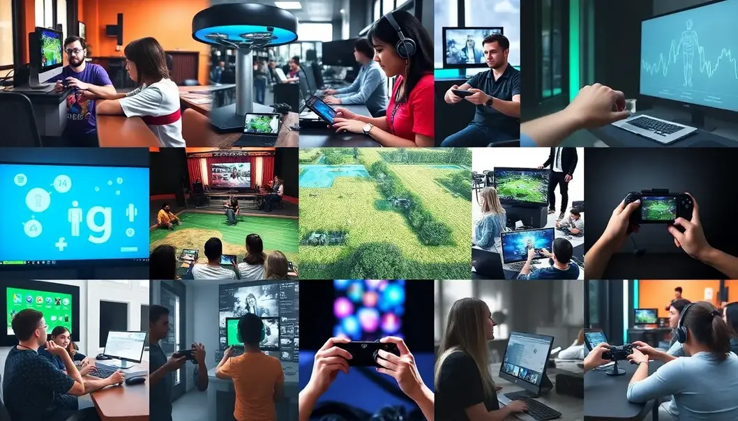 A timeline showcasing the evolution of graphics in video games.
